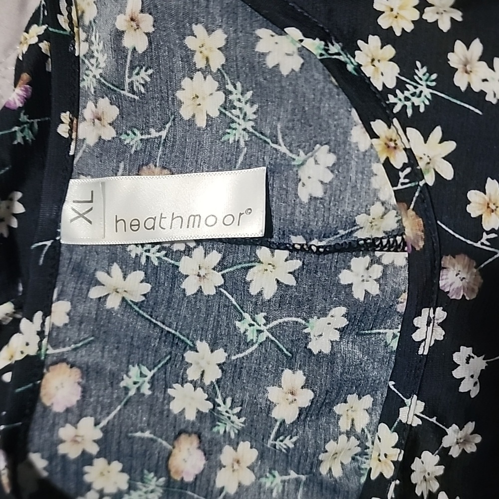 W#6 Heathmoor xLarge Floral Print Flowy A-Line Dress